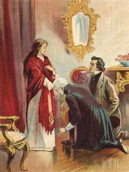 Prinzessin Victoria erhält Nachricht von ihrer Thronbesteigung, 1837